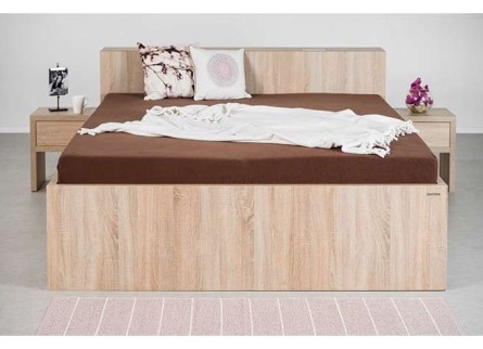 TROPEA BOX U HLAVY - postel s praktickým úložným boxem za hlavou 140 x 190 cm