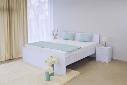 TROPEA - moderní lamino postel s plným čelem 140 x 190 cm