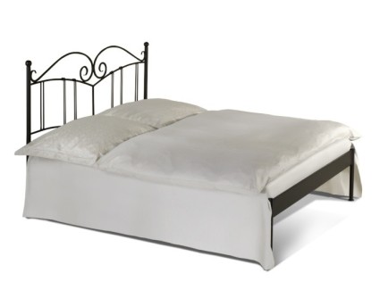 SARDEGNA kanape - romantická kovová postel 140 x 200 cm