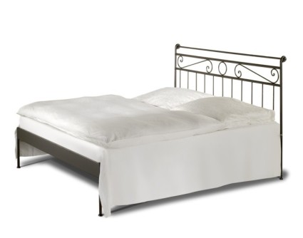 ROMANTIC kanape - romantická kovová postel 160 x 200 cm