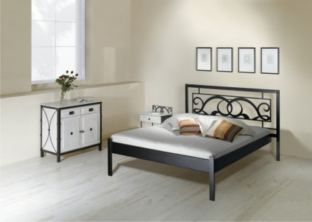 GRANADA kanape - designová kovová postel 160 x 200 cm