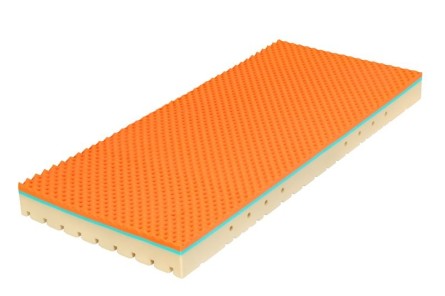 SUPER FOX VISCO Wellness 24 cm FEST BOK - matrace se zpevněnými boky a lenivou pěnou – AKCE „Férové ceny“ 90 x 200 cm
