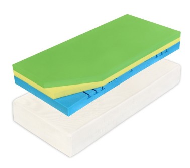 CUREM C3500 25 cm - pohodlná paměťová matrace s pevnější podporou 90 x 200 cm