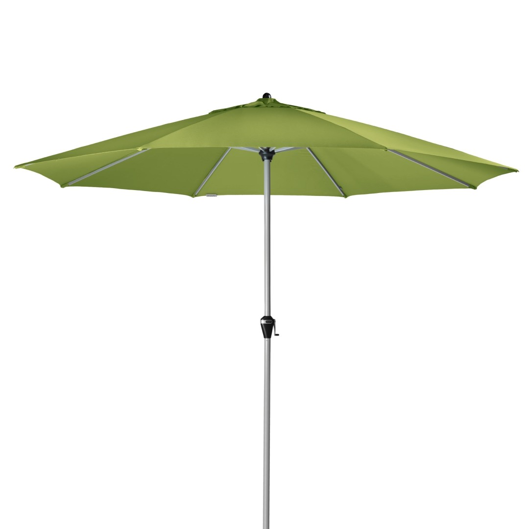 Doppler ACTIVE KURBEL 380 cm – slunečník s klikou zelený (kód barvy 836), 100 % polyester