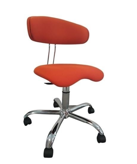 Topstar Topstar - kancelářská židle Sitness 40 - oranžová, plast + textil + kov