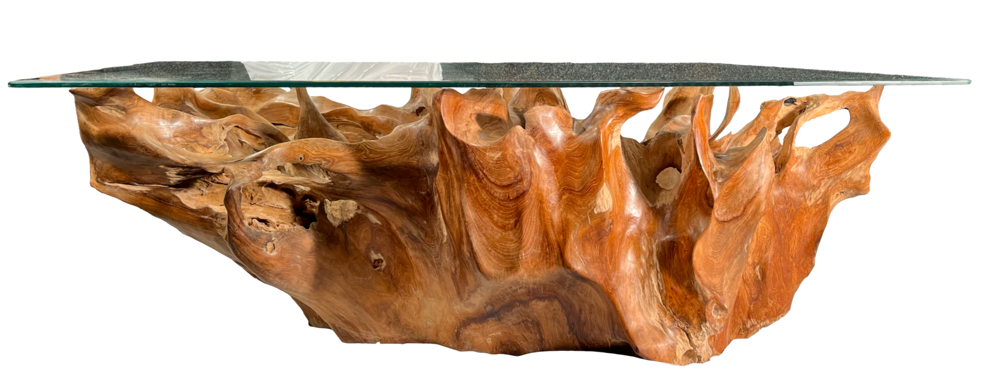 FaKOPA s. r. o. BRANCH - stůl z kořene teaku 120 x 80 cm, teakový kořen