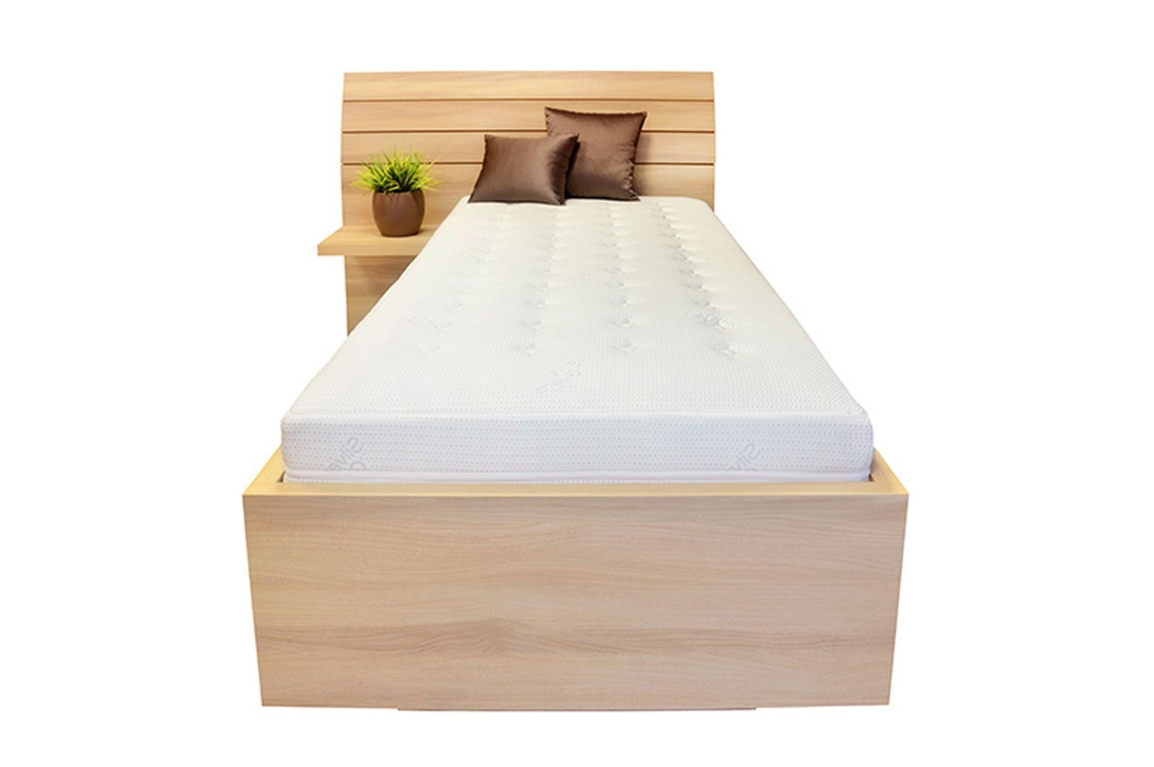 Ahorn SALINA - jednolůžková postel s širokým čelem 140 x 200 cm, lamino