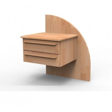 TEXPOL Noční stolek PETRA - z dubového masivu, dub masiv