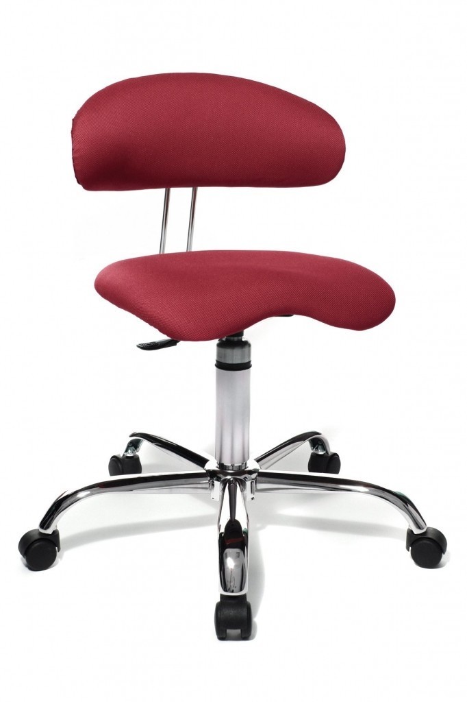 Topstar Topstar - kancelářská židle Sitness 40 - červená, plast + textil + kov