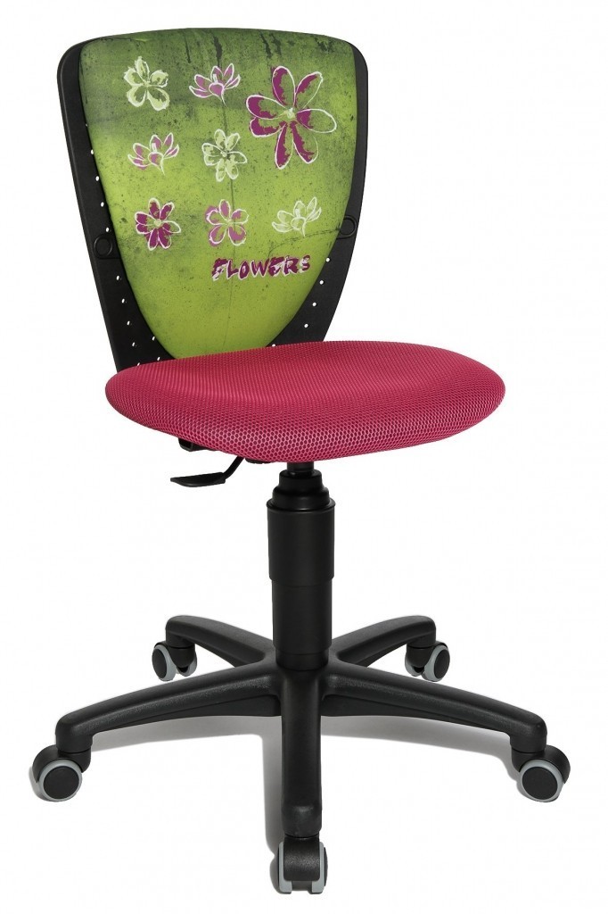 Topstar Topstar - dětská židle S'COOL NIKI - květiny, plast + textil