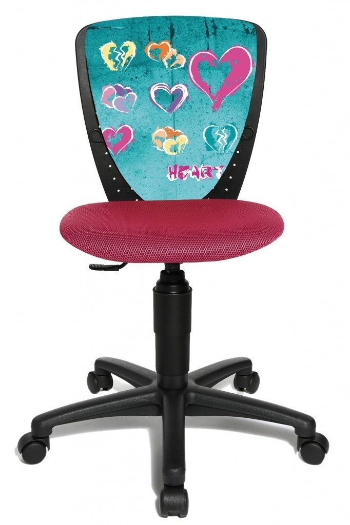 Topstar Topstar - dětská židle S'COOL NIKI - srdce, plast + textil