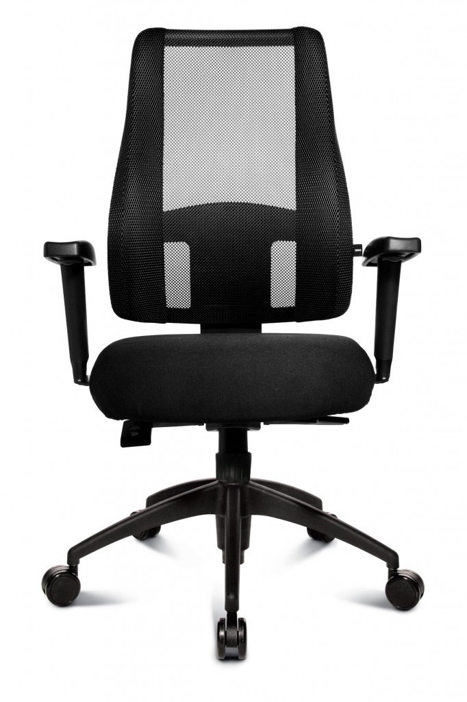 Topstar Topstar - kancelářská židle Sitness Lady Deluxe - černá, plast + textil + kov