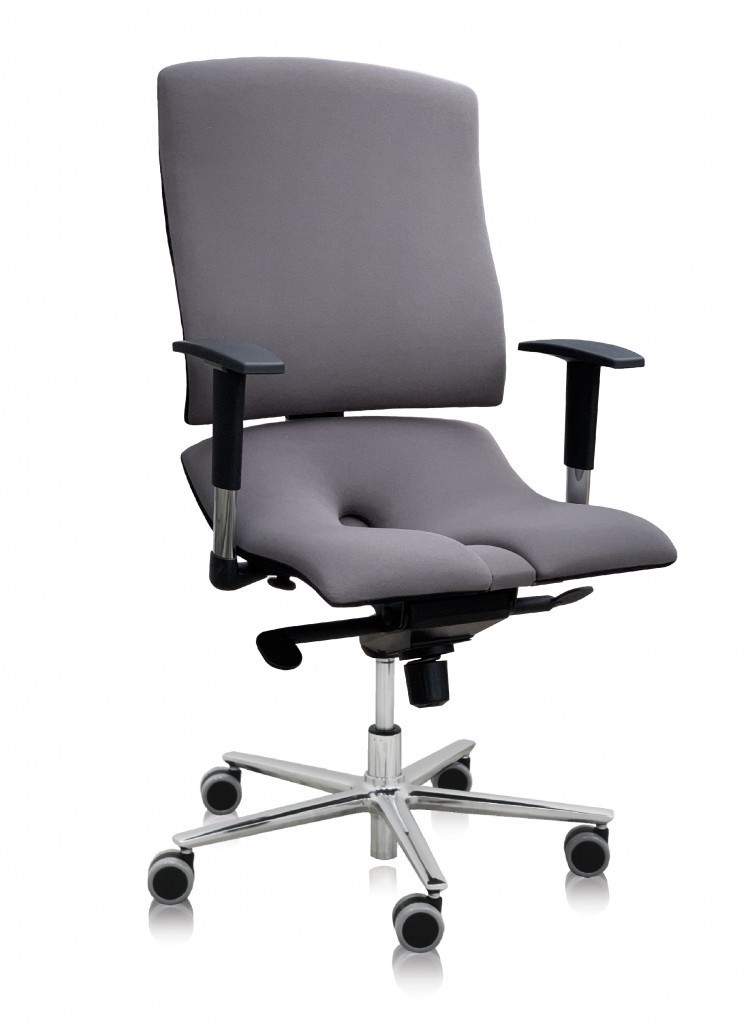 Asana Zdravotní židle - Asana STEEL Standard - šedá, plast + textil + kov