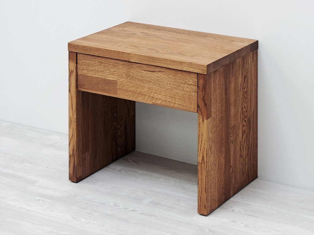 BMB Noční stolek KLASIK - z dubového masivu, dub masiv