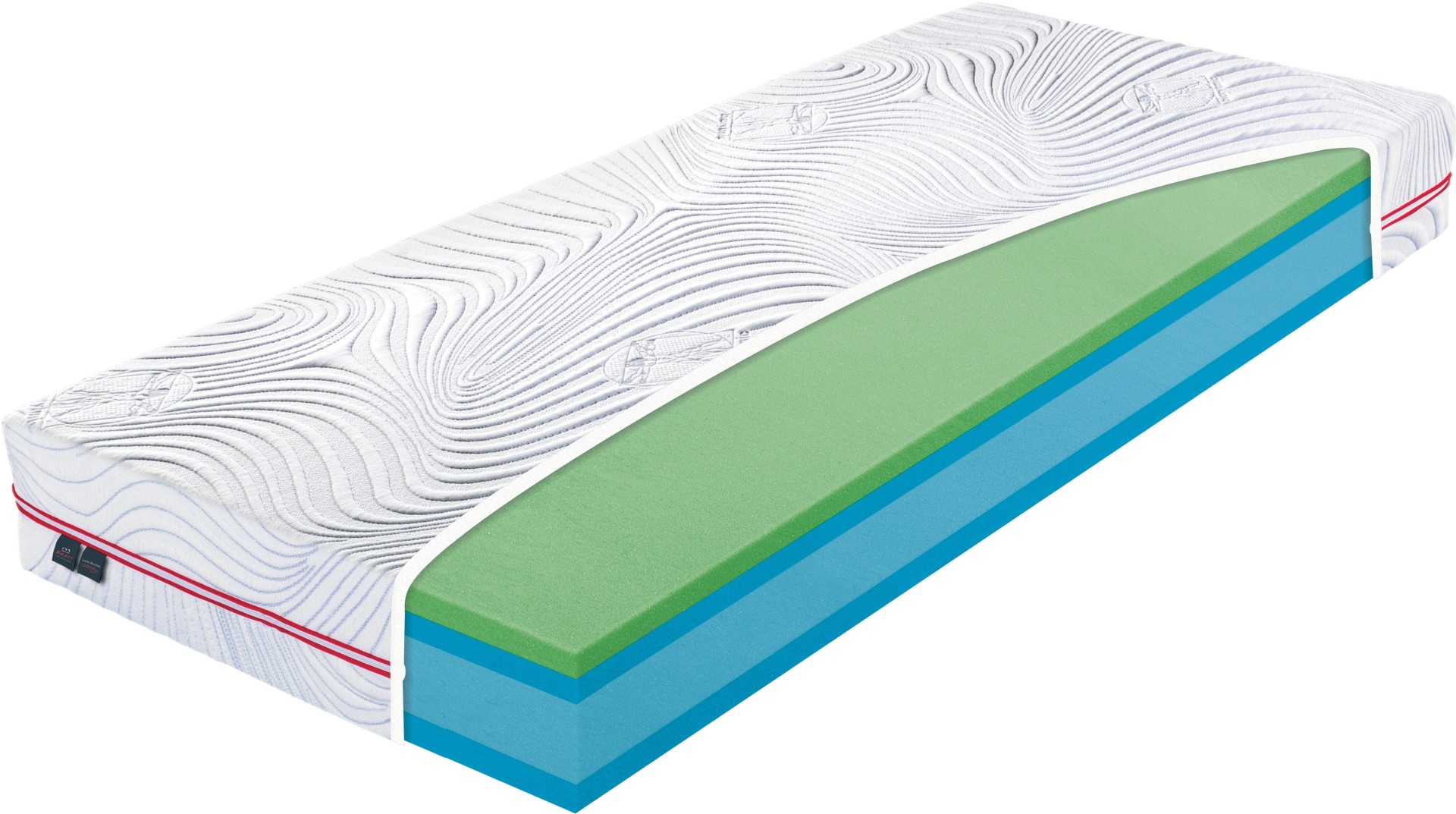 Materasso BEAST LAVENDER - nezničitelná matrace pro dokonalou regeneraci 85 x 190 cm, snímatelný potah