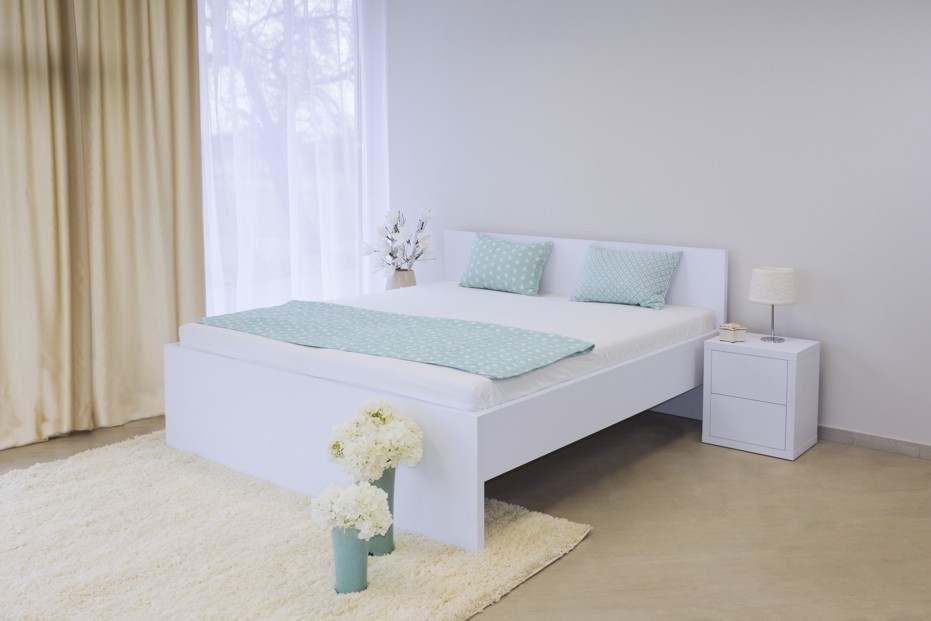 Levně Ahorn TROPEA - moderní lamino postel s plným čelem 160 x 210 cm