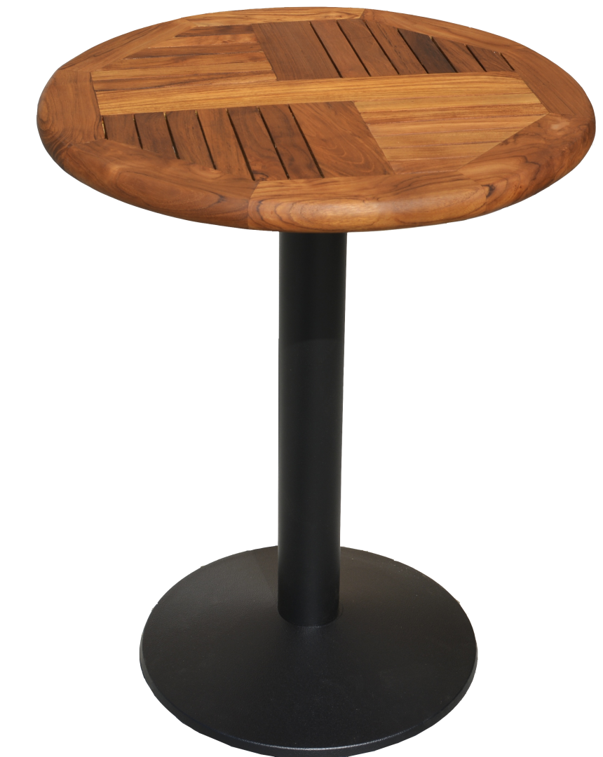 FaKOPA s. r. o. VARENA - zahradní teakový jídelní stůl ⌀ 60cm, teak