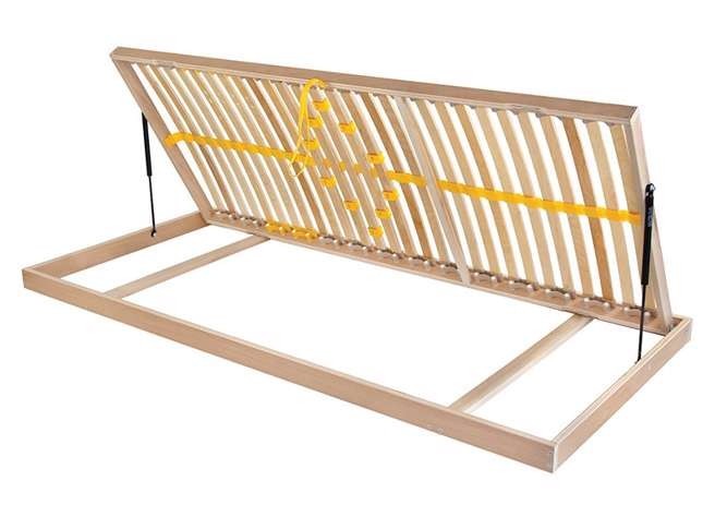Ahorn DUOSTAR Kombi P PRAVÝ - postelový rošt výklopný z boku 90 x 190 cm, březové lamely + březové nosníky