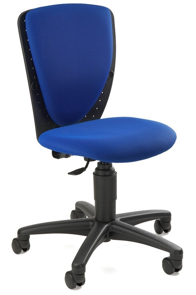 Topstar Topstar - dětská židle HIGH S'COOL - modrá, plast + textil