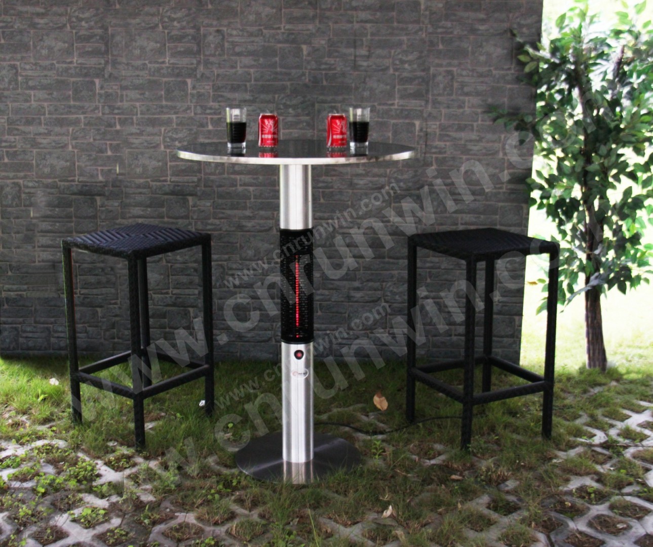 Levně FaKOPA s. r. o. TAU - stolek se zářičem 1500 W