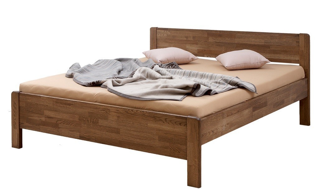 BMB SOFI - masivní dubová postel 160 x 200 cm, dub masiv