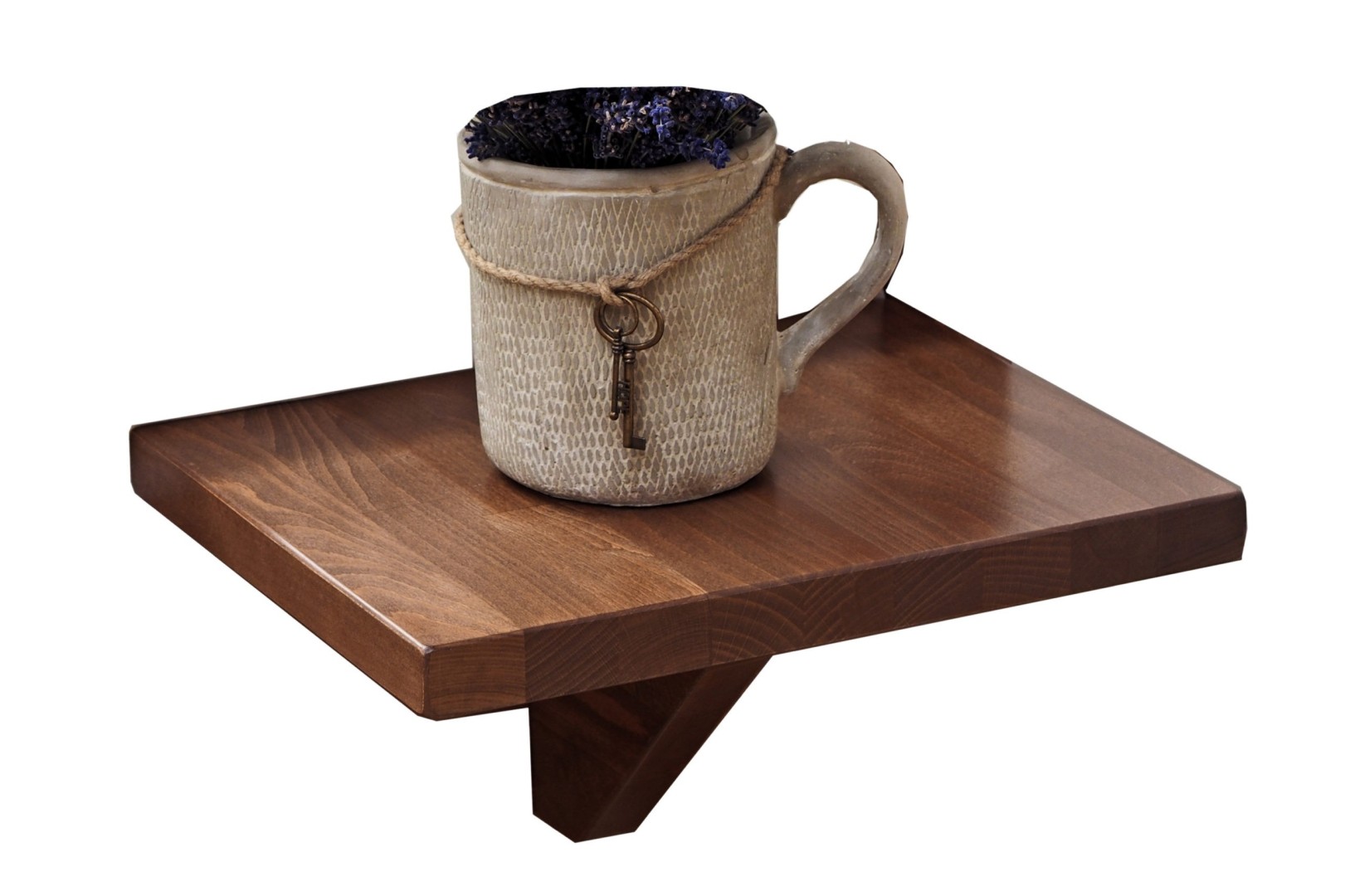 BMB Noční stolek ZÁVĚSNÝ - z lamina imitace dřeva akát - SKLADEM, lamino