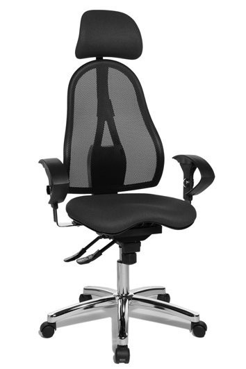 Topstar Topstar - oblíbená kancelářská židle Sitness 45 - antracitová, plast + textil + kov