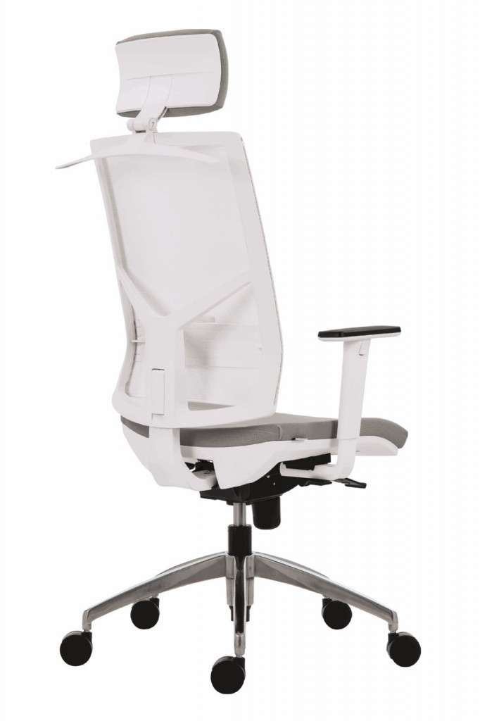 Antares SYN Omnia ALU PDH 1850 kancelářská židle - Antares - bílá, plast + textil + kov