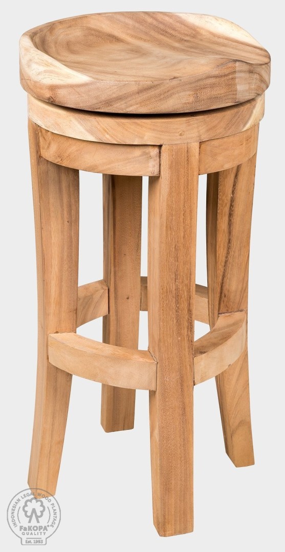 FaKOPA s. r. o. TRUNK BAROVKA - stabilní barová židle otočná, suar