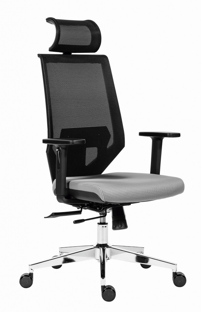 Antares EDGE kancelářská židle - Antares - šedá, plast + textil + kov