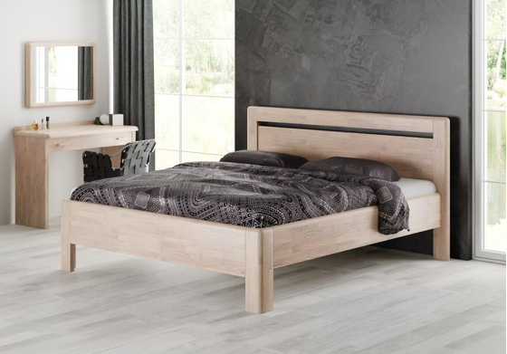 BMB ADRIANA KLASIK 180 x 200 cm - masivní dubová postel ZRYCHLENÉ DODÁNÍ (cink provedení - možnost volby moření), dub masiv
