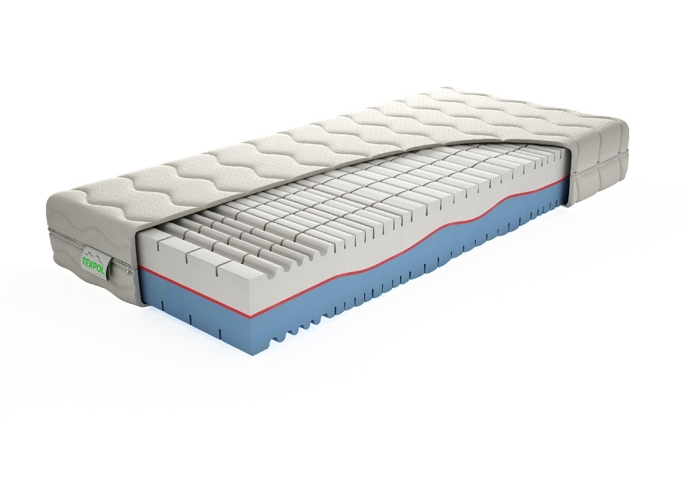 
TEXPOL Luxusní matrace EXCELENT -  oboustranní ortopedická matrace s Aloe Vera Silver potahem 120 x 190 cm
