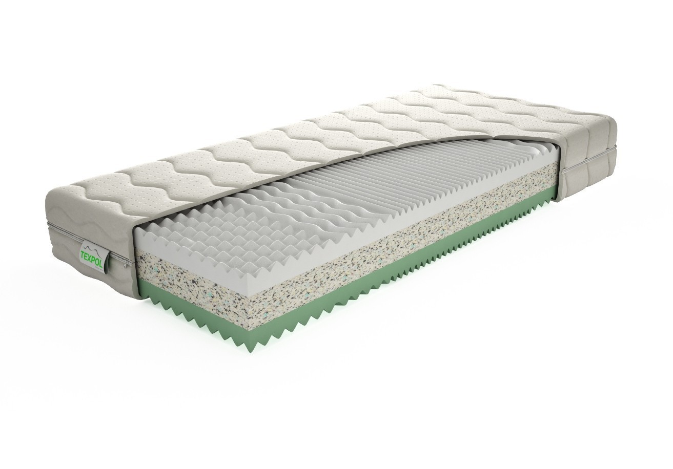 TEXPOL VERONA - oboustranně profilovaná matrace pro pohodlný spánek 120 x 200 cm, snímatelný potah