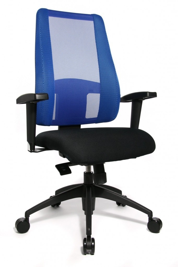 Topstar Topstar - kancelářská židle Sitness Lady Deluxe - modrá, plast + textil + kov