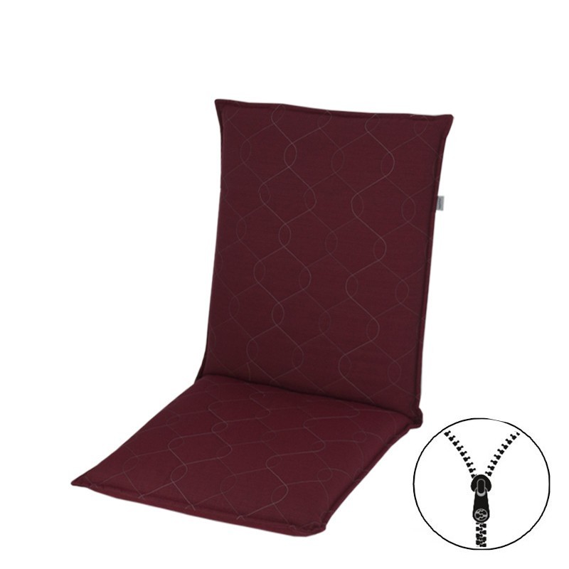 Doppler FUSION 2428 nízký - polstr na zahradní židli a křeslo, bavlněná směsová tkanina