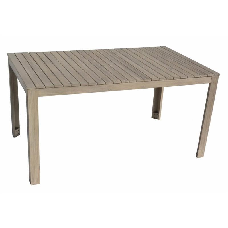 Asko a.s. CHESTERFIELD II - zahradní akáciový obdélníkový stůl sv. šedá patina (FSC)