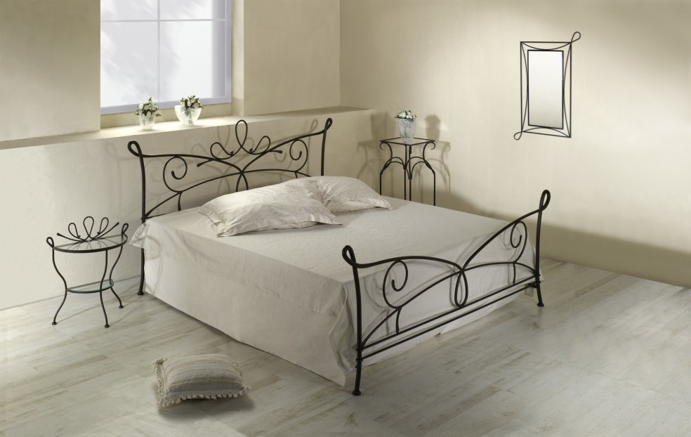 IRON-ART SIRACUSA - elegantní kovová postel 140 x 200 cm, kov