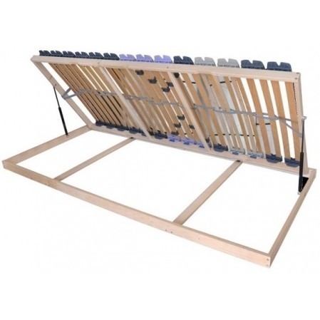 TEXPOL OPTIMAL PLUS 5V BOČNÍ VÝKLOP - lamelový rošt 80 x 220 cm, březové lamely + březové nosníky