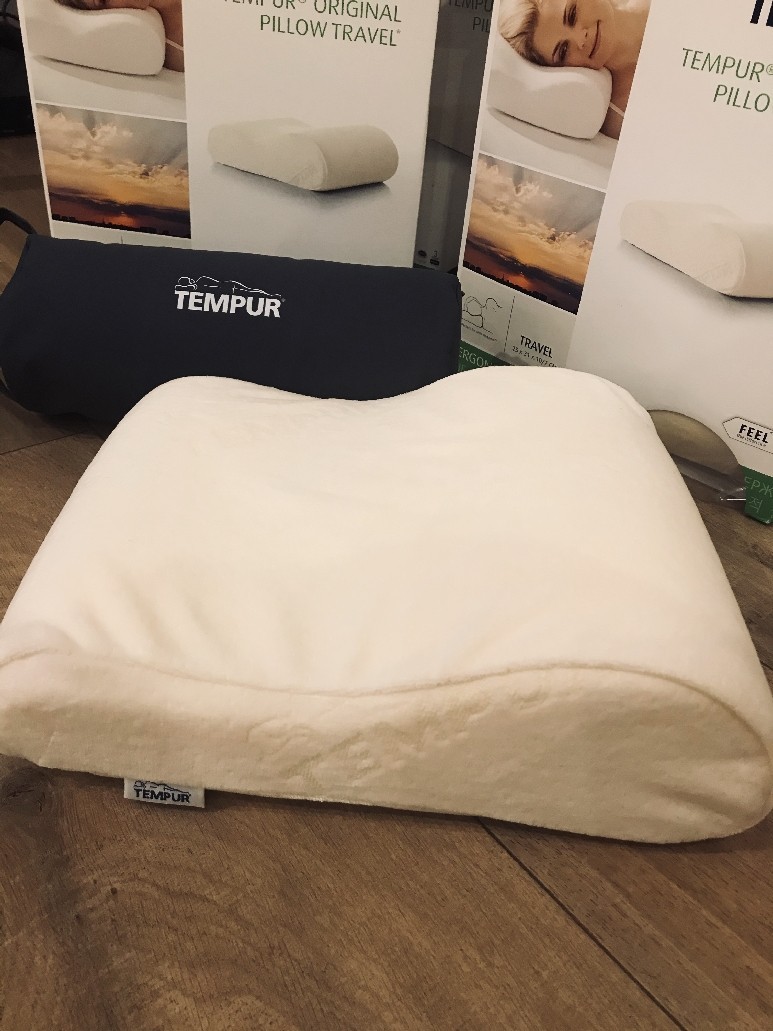 Tempur® Tempur® ORIGINAL PILLOW TRAVEL - cestovní paměťový polštář, paměťová pěna, snímatelný potah