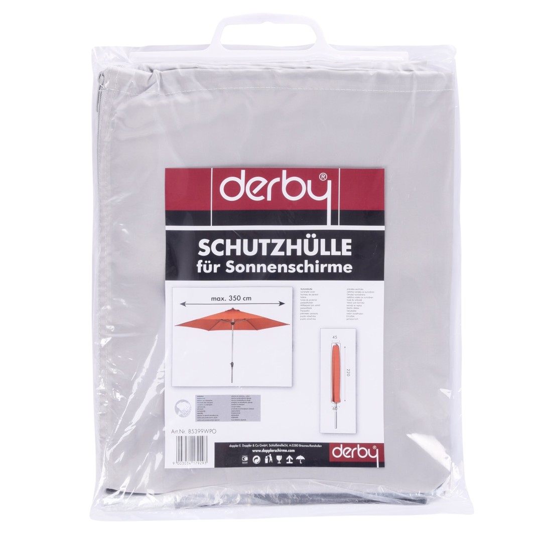 Derby Basic - ochranný obal pro slunečníky se středovou tyčí do 350 cm, 100% polyester