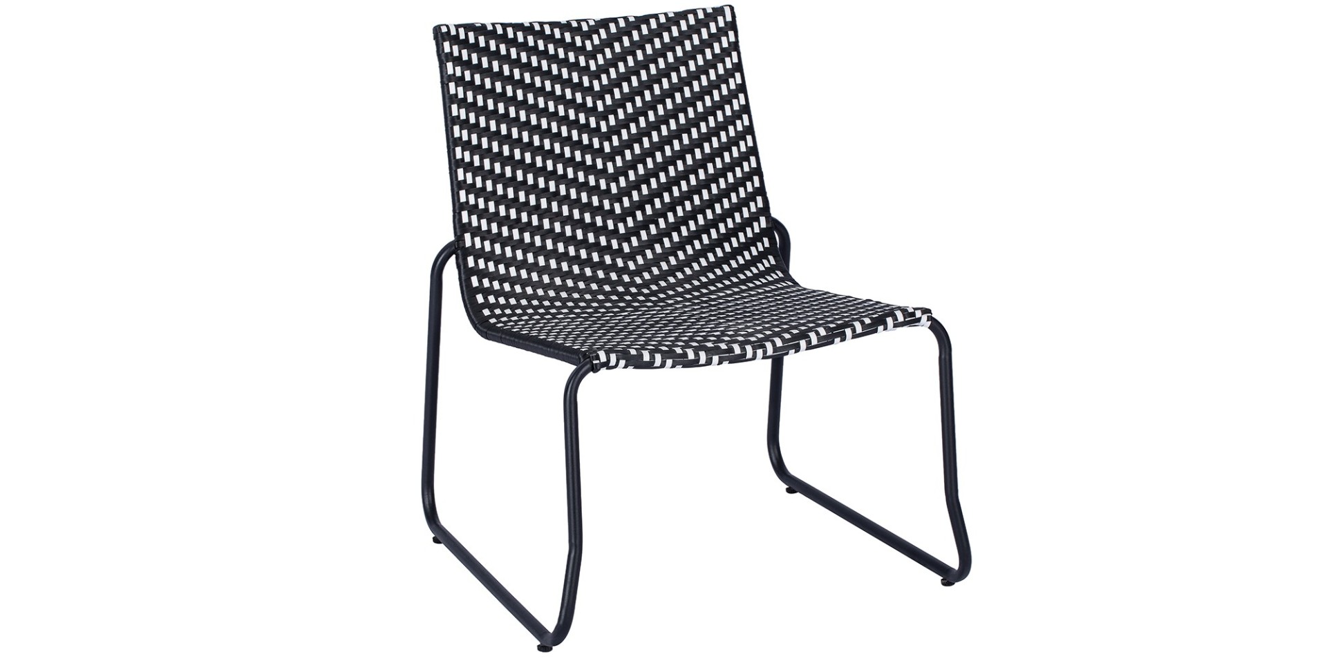 Texim ELVDAL - zahradní ratanová židle, umělý ratan + ocel