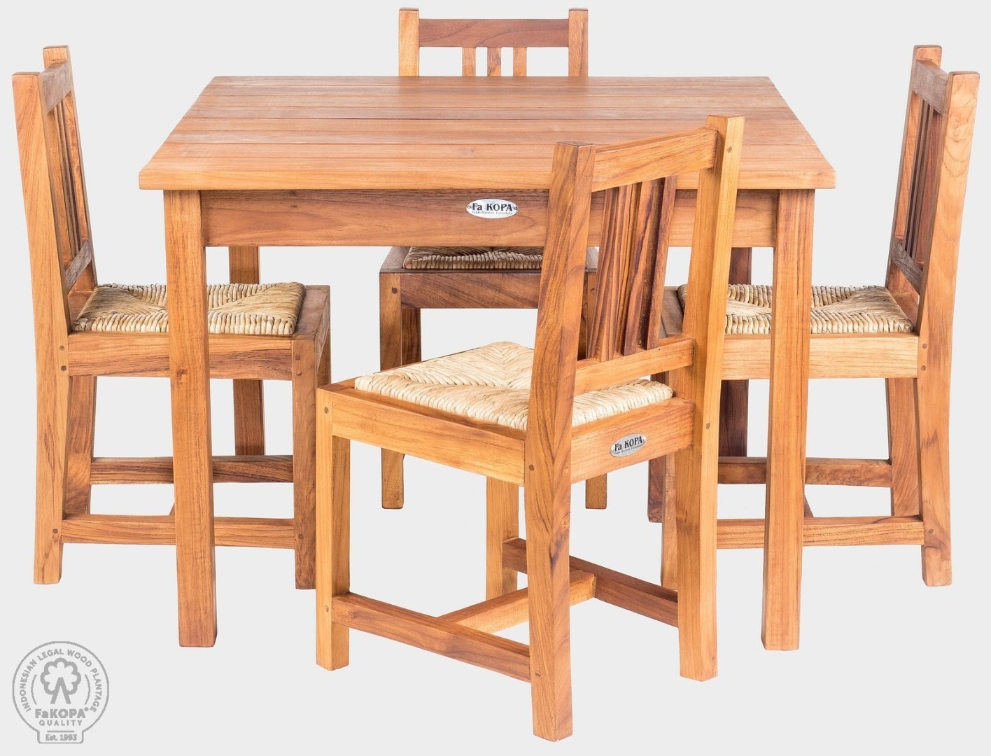 FaKOPA s. r. o. GIOVANNI MINI - dětský jídelní set, teak