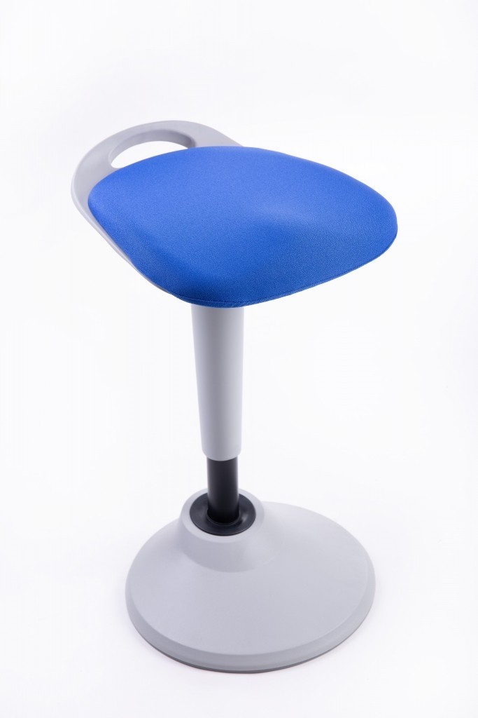 Alba CR Active Stool - Alba CR taburet - modrá, plast + textil + kov