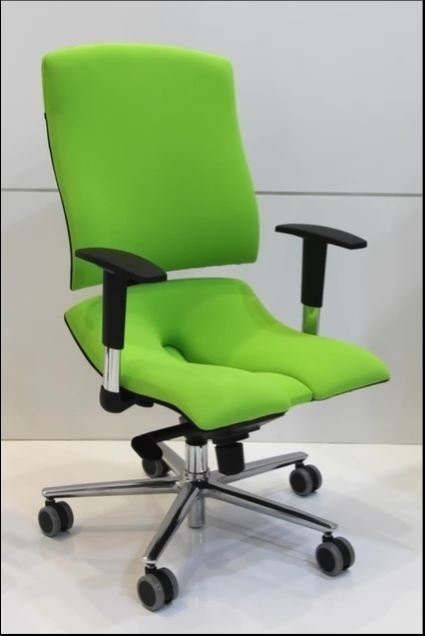 Zdravotní židle - Asana STEEL Standard - limetková