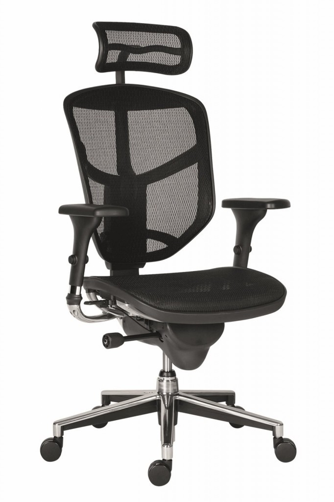 Antares ENJOY exkluzivní židle s podhlavníkem síťovaná - Antares, plast + textil + kov
