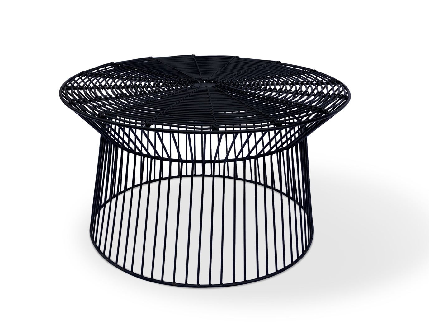 Texim FLEUR ø 76 cm - zahradní stolek, ocel + polypropylen