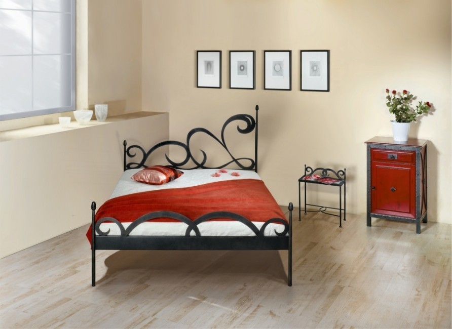 IRON-ART CARTAGENA - designová kovová postel 160 x 200 cm, kov