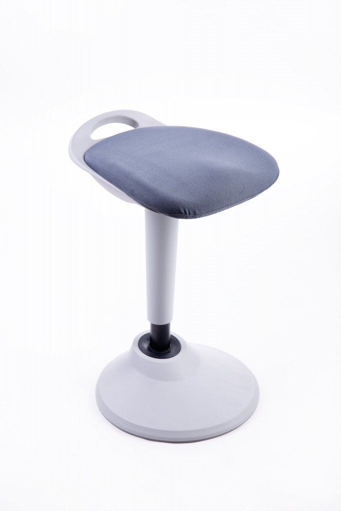 Alba CR Active Stool - Alba CR taburet - šedá, plast + textil + kov