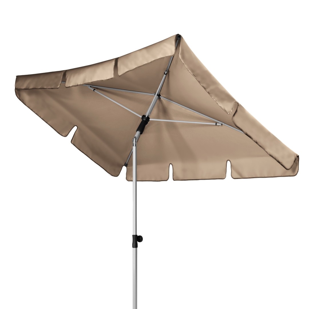 Doppler ACTIVE 180 x 120 cm – balkónový naklápěcí slunečník hnědý (kód barvy 846)