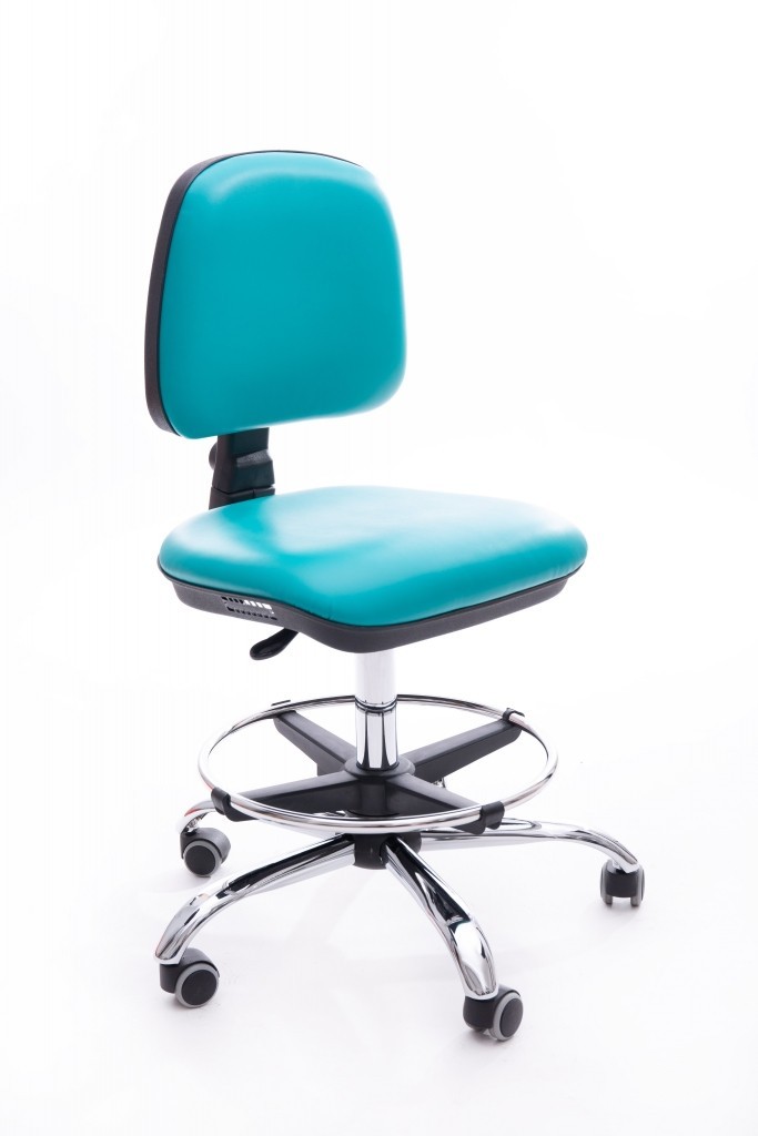 Alba CR EKO židle - Alba CR tyrkysová, ekokůže + plast + kov